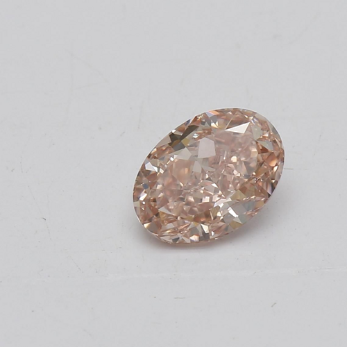 0.62 carat Fancy Brownish Orangy Pink-VS2 Natūralus Oval Deimantas (1)