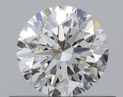 0.51 carat J-SI1 Very Good cut Natūralus Round Deimantas (1)