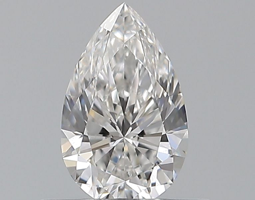 0.5 carat E-VS1 Natūralus Pear Deimantas (1)