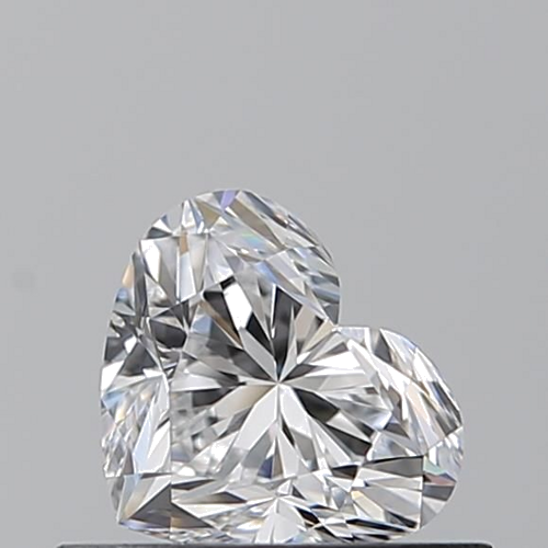 0.5 carat D-VVS2 Natūralus Heart Deimantas (1)