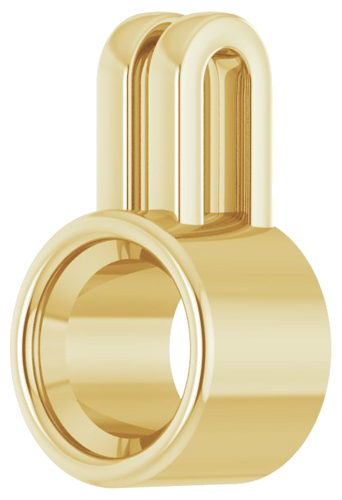 Pakabukas „Solitaire“ 585 Geltonojo Aukso Round 5.5mm (2)