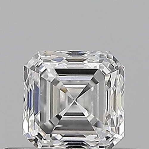 0.5 carat D-SI2 Natūralus Asscher Deimantas (1)