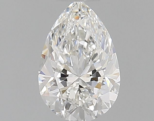 0.3 carat G-VVS2 Natūralus Pear Deimantas (1)