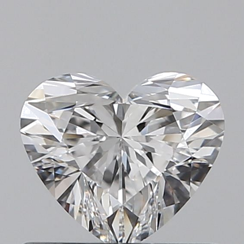 0.51 carat E-VVS2 Natūralus Heart Deimantas (1)