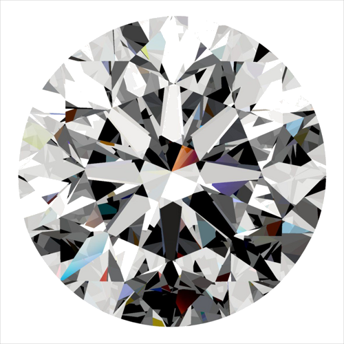 0.4 carat D-VS1 Very Good cut Natūralus Round Deimantas (1)