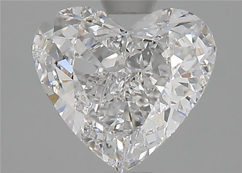 1.07 carat D-VS2 Natūralus Heart Deimantas (1)