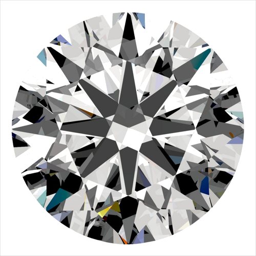 0.5 carat G-VS1 Very Good cut Natūralus Round Deimantas (1)