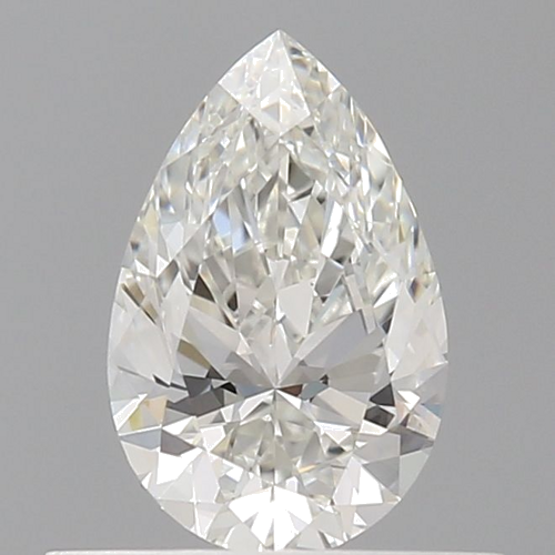 0.5 carat G-VVS1 Natūralus Pear Deimantas (1)