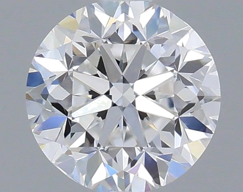 0.5 carat D-VVS2 Fair cut Natūralus Round Deimantas (1)