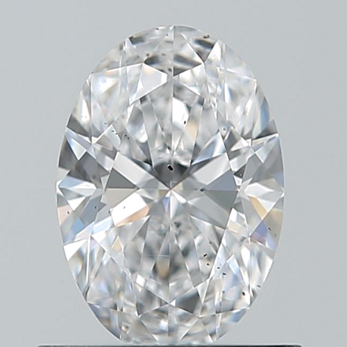 0.7 carat D-SI1 Natūralus Oval Deimantas (1)