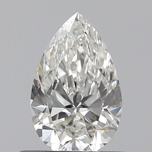 0.5 carat H-VS1 Natūralus Pear Deimantas (1)