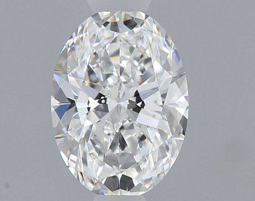 0.6 carat E-SI1 Natūralus Oval Deimantas (1)