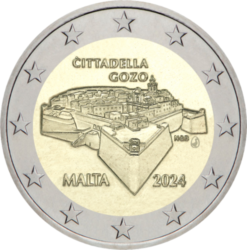 2024 Malta Citadel 2 Euro Coin (1)