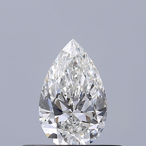 0.32 carat F-VVS1 Natūralus Pear Deimantas (1)