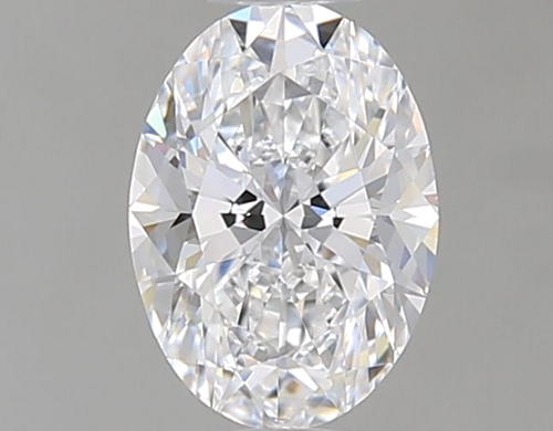 0.5 carat D-VVS2 Natūralus Oval Deimantas (1)