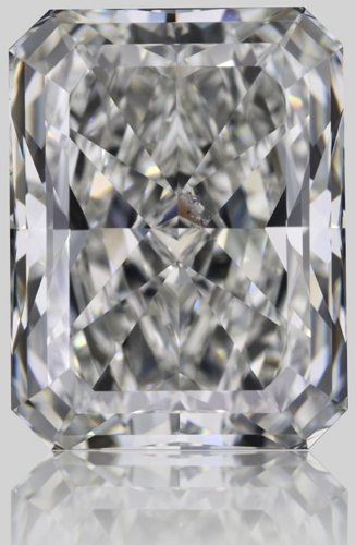 4.04 carat I-SI1 Natūralus Radiant Deimantas (1)