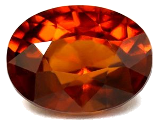 4.71 carat ORANGE Oval Garnet (1)