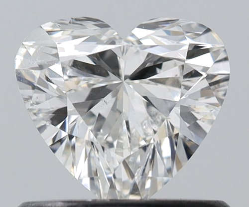 0.61 carat H-SI1 Natūralus Heart Deimantas (1)
