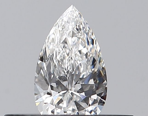 0.23 carat E-VVS2 Natūralus Pear Deimantas (1)