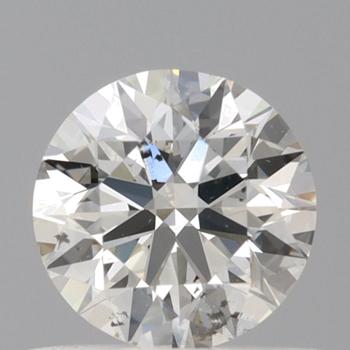 0.51 carat I-SI2 Excellent cut Natūralus Round Deimantas (1)