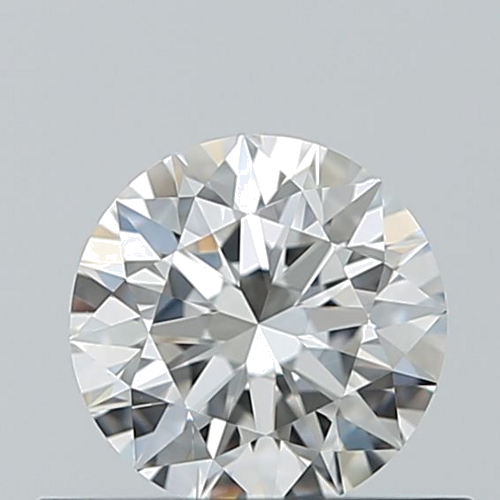 0.5 carat F-VVS2 Excellent cut Natūralus Round Deimantas (1)