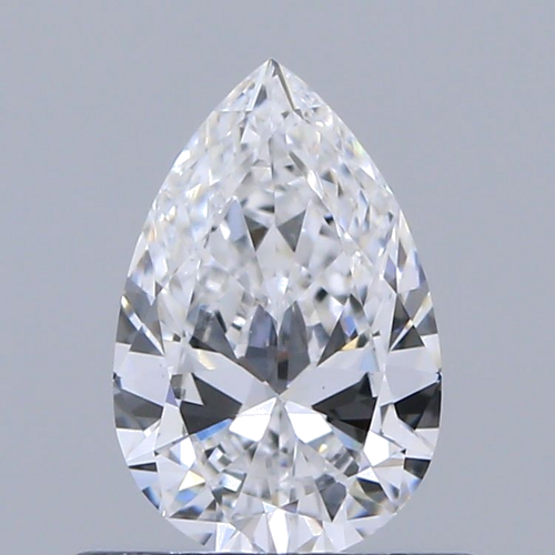 0.5 carat D-VS1 Natūralus Pear Deimantas (1)