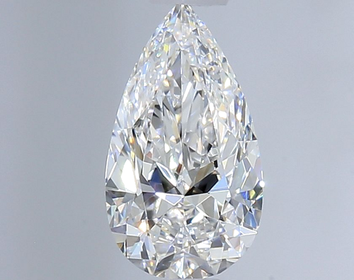 0.5 carat D-VS2 Natūralus Pear Deimantas (1)