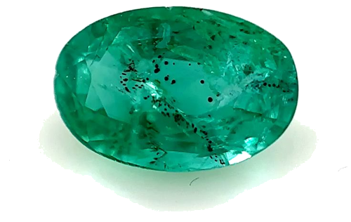 0.5 carat GREEN Oval Smaragdas (1)