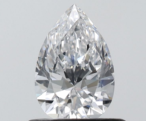 0.56 carat E-VVS1 Natūralus Pear Deimantas (1)