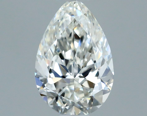 0.39 carat H-IF Natūralus Pear Deimantas (1)