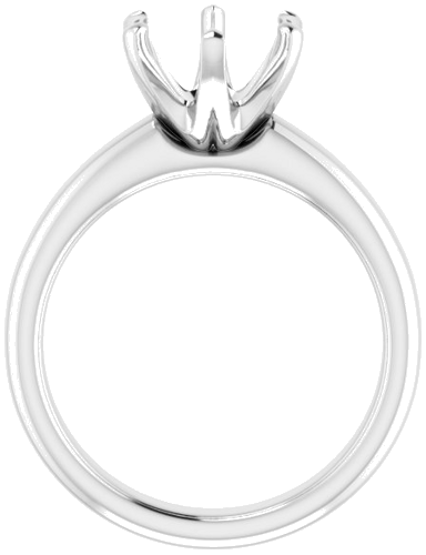 Sužadėtuvių Žiedas „Solstice Solitaire®“ 14k white gold Round 8.8mm (2)