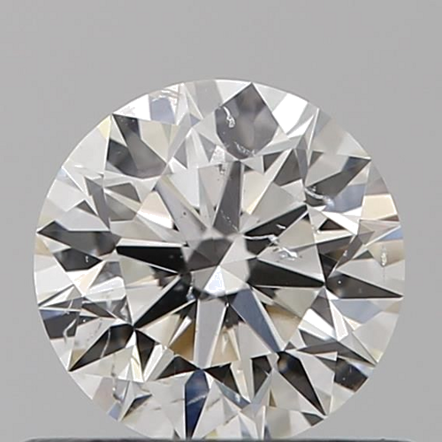 0.5 carat F-SI2 Excellent cut Natūralus Round Deimantas (1)
