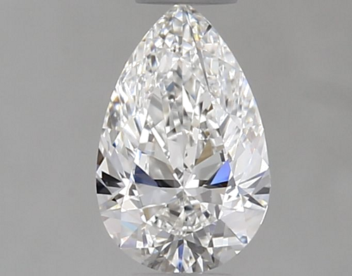 0.38 carat F-VVS1 Natūralus Pear Deimantas (1)