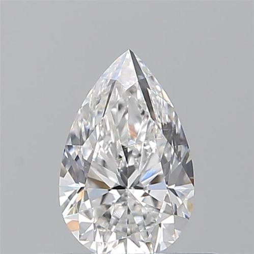 0.5 carat E-VS2 Natūralus Pear Deimantas (1)
