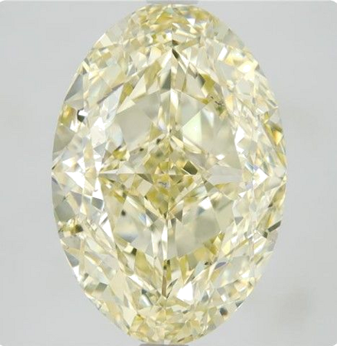 5.01 carat Fancy Yellow-SI1 Natūralus Oval Deimantas (1)