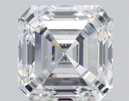 1.51 carat D-SI1 Natūralus Asscher Deimantas (1)