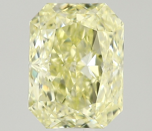 0.5 carat Fancy Light Yellow-VS1 Natūralus Radiant Deimantas (1)