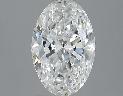 0.5 carat G-VS2 Natūralus Oval Deimantas (1)