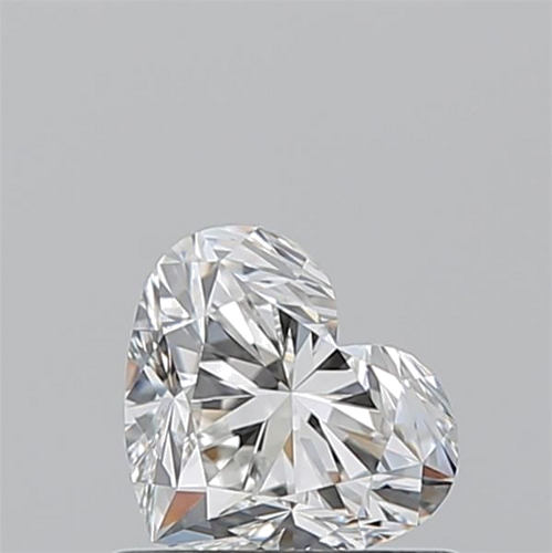 0.72 carat F-VVS1 Natūralus Heart Deimantas (1)