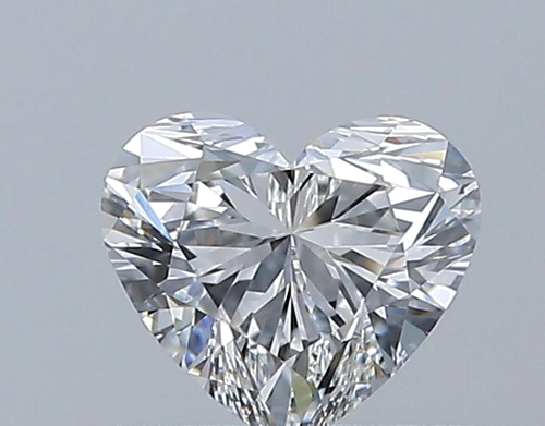 0.5 carat G-VVS1 Natūralus Heart Deimantas (1)