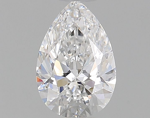 0.4 carat D-VS1 Natūralus Pear Deimantas (1)