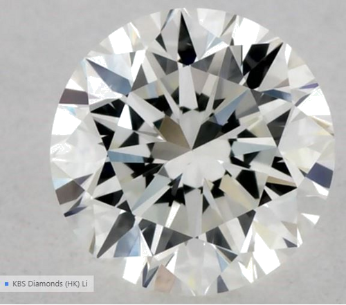 0.3 carat I-VS1 Very Good cut Natūralus Round Deimantas (1)