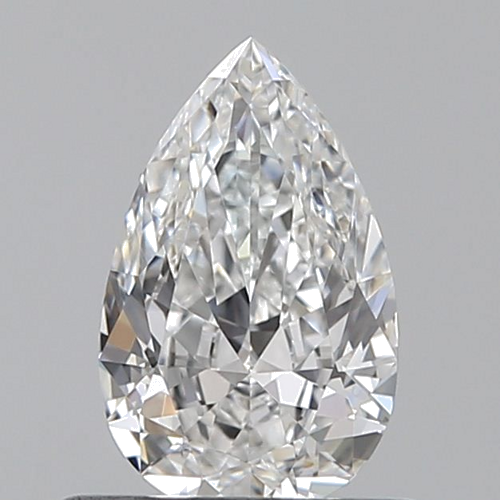 0.5 carat E-VS1 Natūralus Pear Deimantas (1)