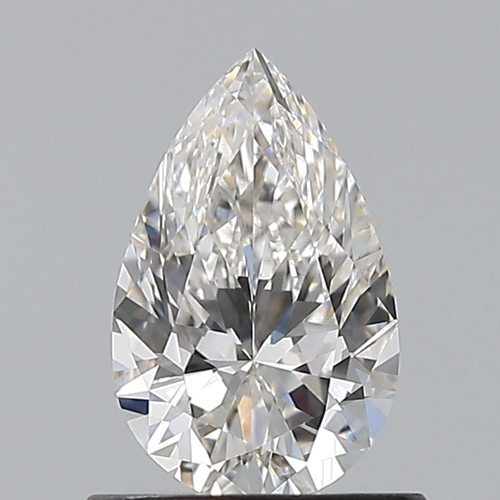 0.7 carat G-VVS2 Natūralus Pear Deimantas (1)