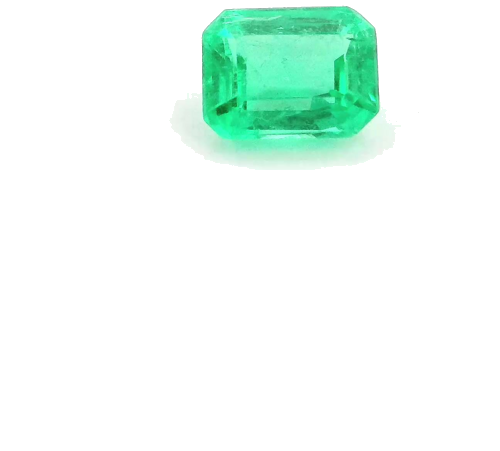0.56 carat GREEN STEP cut Octagonal Smaragdas (1)