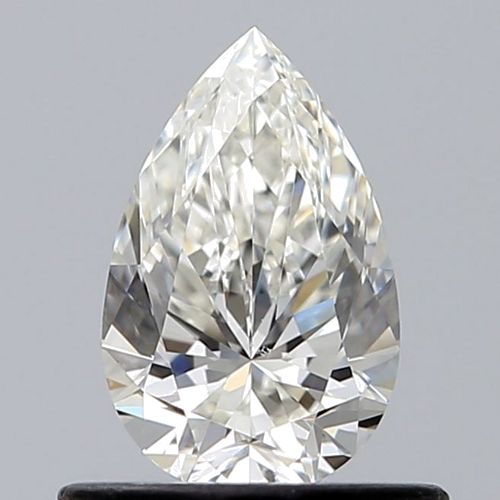 0.57 carat H-VVS1 Natūralus Pear Deimantas (1)