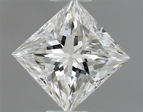0.37 carat I-VVS2 Natūralus Princess Deimantas (1)