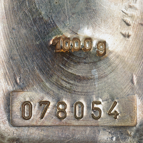 1 kg Antikvārais investīciju sudraba maza 999 sudraba Degussa (5)