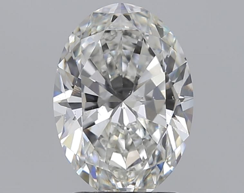 2.0 carat F-SI1 Natūralus Oval Deimantas (1)