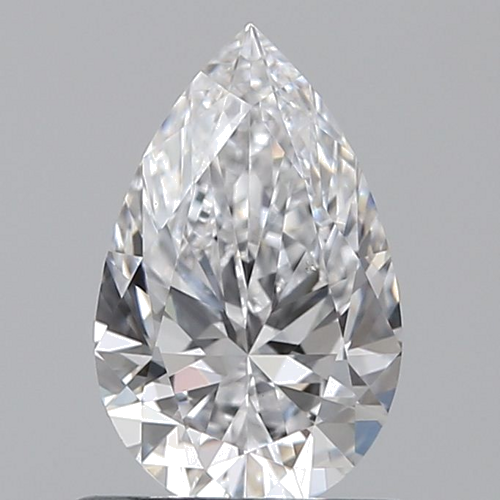 0.7 carat D-VS2 Natūralus Pear Deimantas (1)